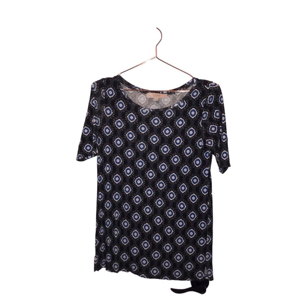 Loft printed blouse size XS